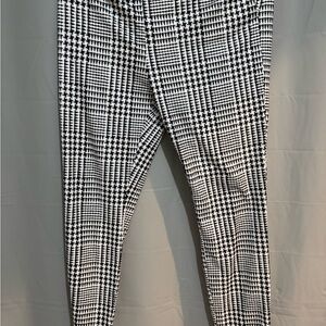 SHEIN Monochrome Houndstooth Trousers